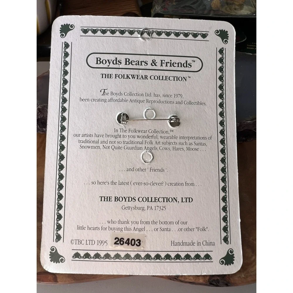 Boyds Bears new card